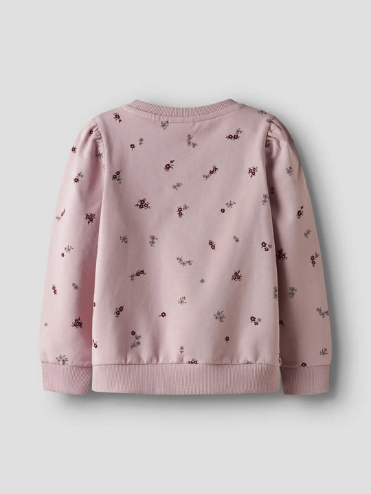 name it mini LOWER LS SWEAT - Burnished Lilac - Torgunns Barneklær AS