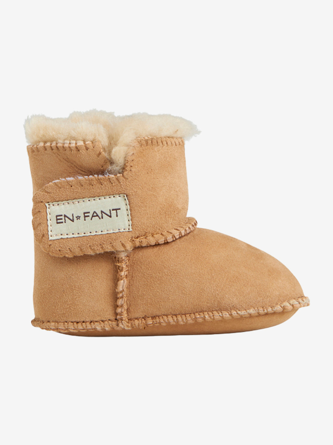 En Fant Sheepskin Bootee - Camel