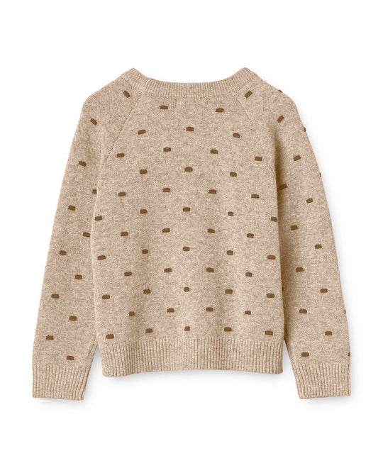 FLIINK BENNA DOT PULLOVER - HUMUS/CARAFE