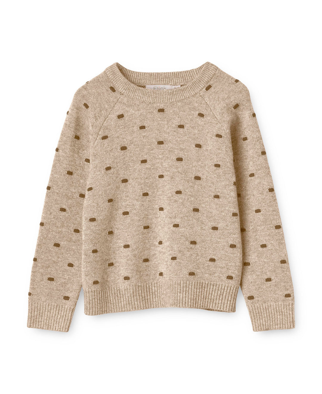 FLIINK BENNA DOT PULLOVER - HUMUS/CARAFE