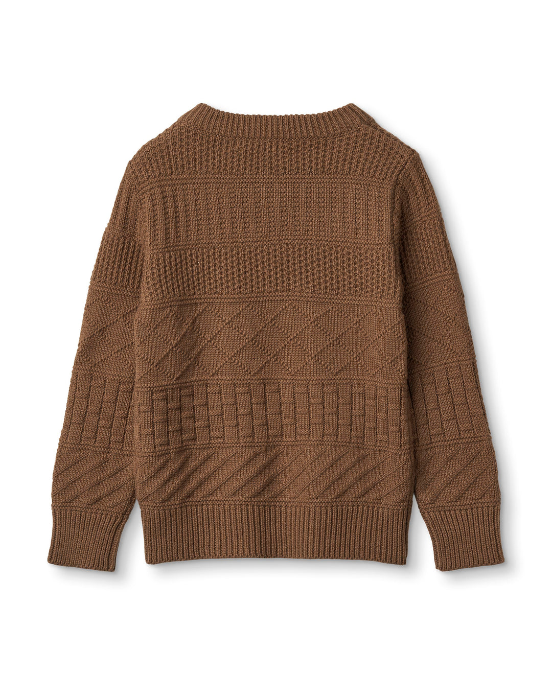 FLIINK NOVA KNIT PATTERN PULLOVER - CARAFE