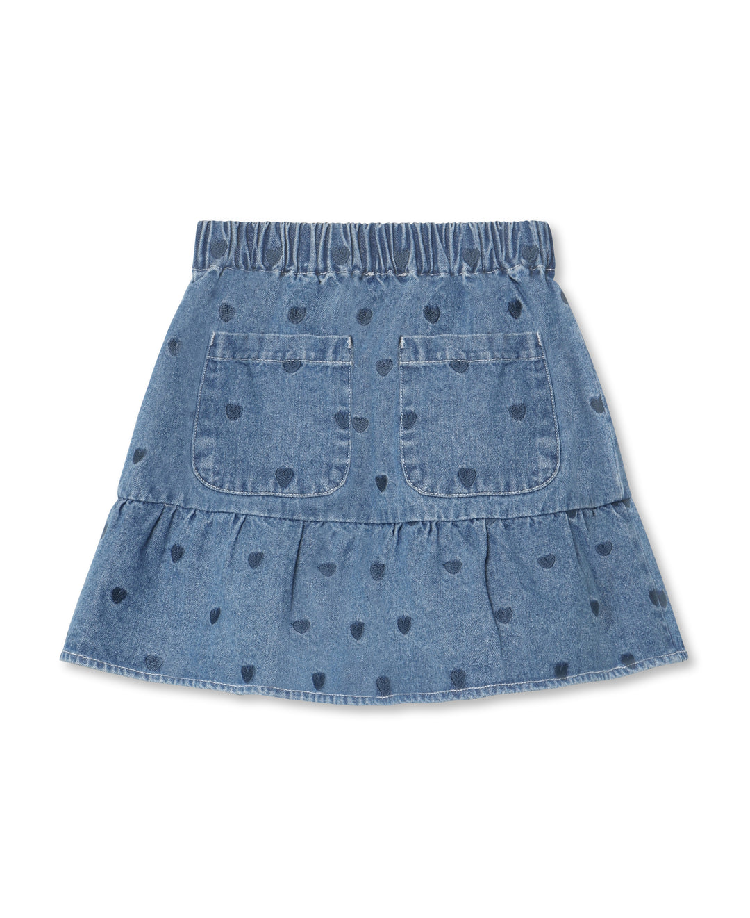 FLIINK DONNA DENIM SKIRT - LIGHT DENIM BLUE