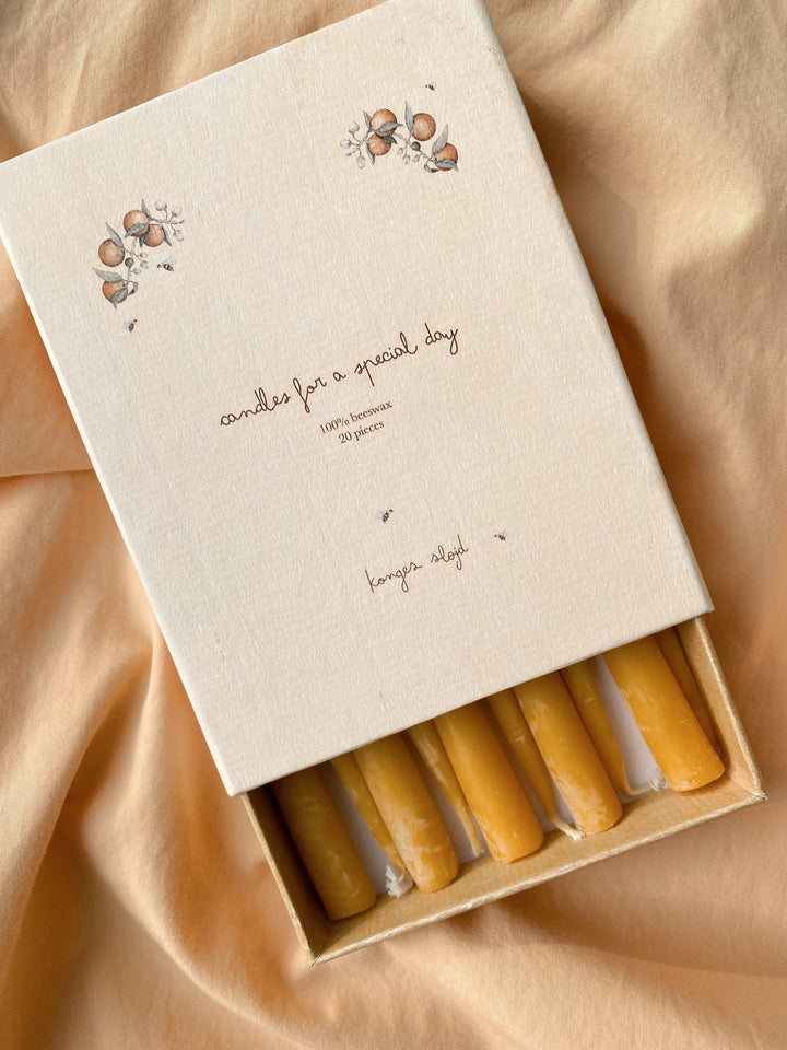 Konges Sløjd | 20-pk Birthday Train bursdagslys – Nature