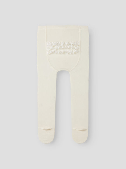 name it baby OPAGNA PANTYHOSE - Cloud Dancer - Torgunns Barneklær AS