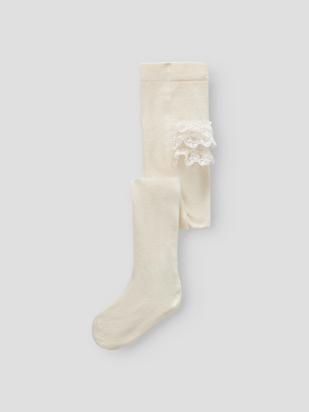 name it baby OPAGNA PANTYHOSE - Cloud Dancer - Torgunns Barneklær AS