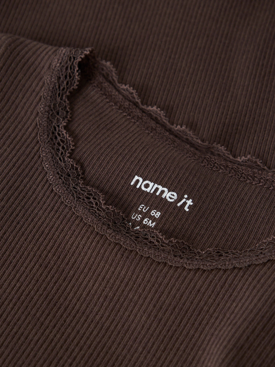 name it baby KAB LS BODY NOOS - French Roast