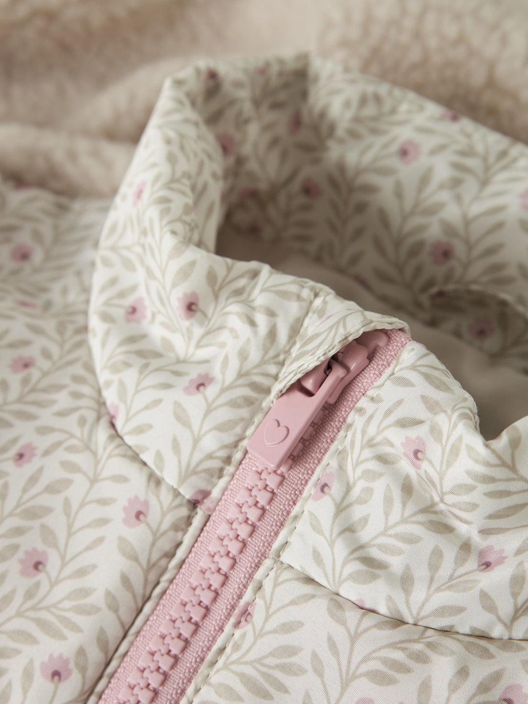 name it mini MINNA TEDDY JACKET - Rainy Day