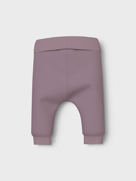 name it baby VRILLIE SWEAT PANT - Elderberry | Cat Ballerina - Torgunns Barneklær AS