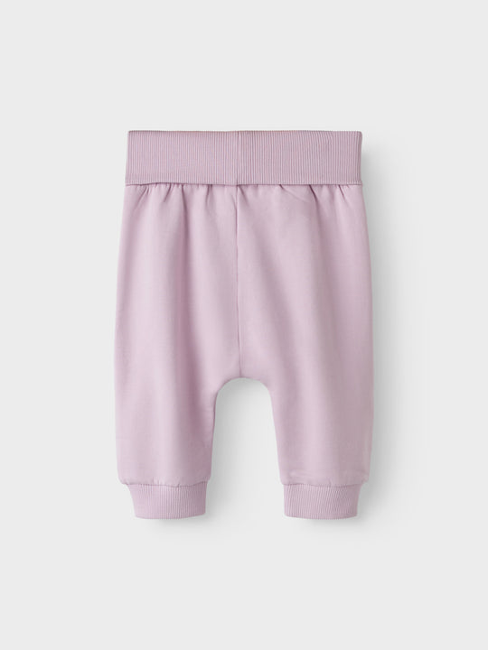 name it baby VRILLIE SWEAT PANT - Winsome Orchid | Bow