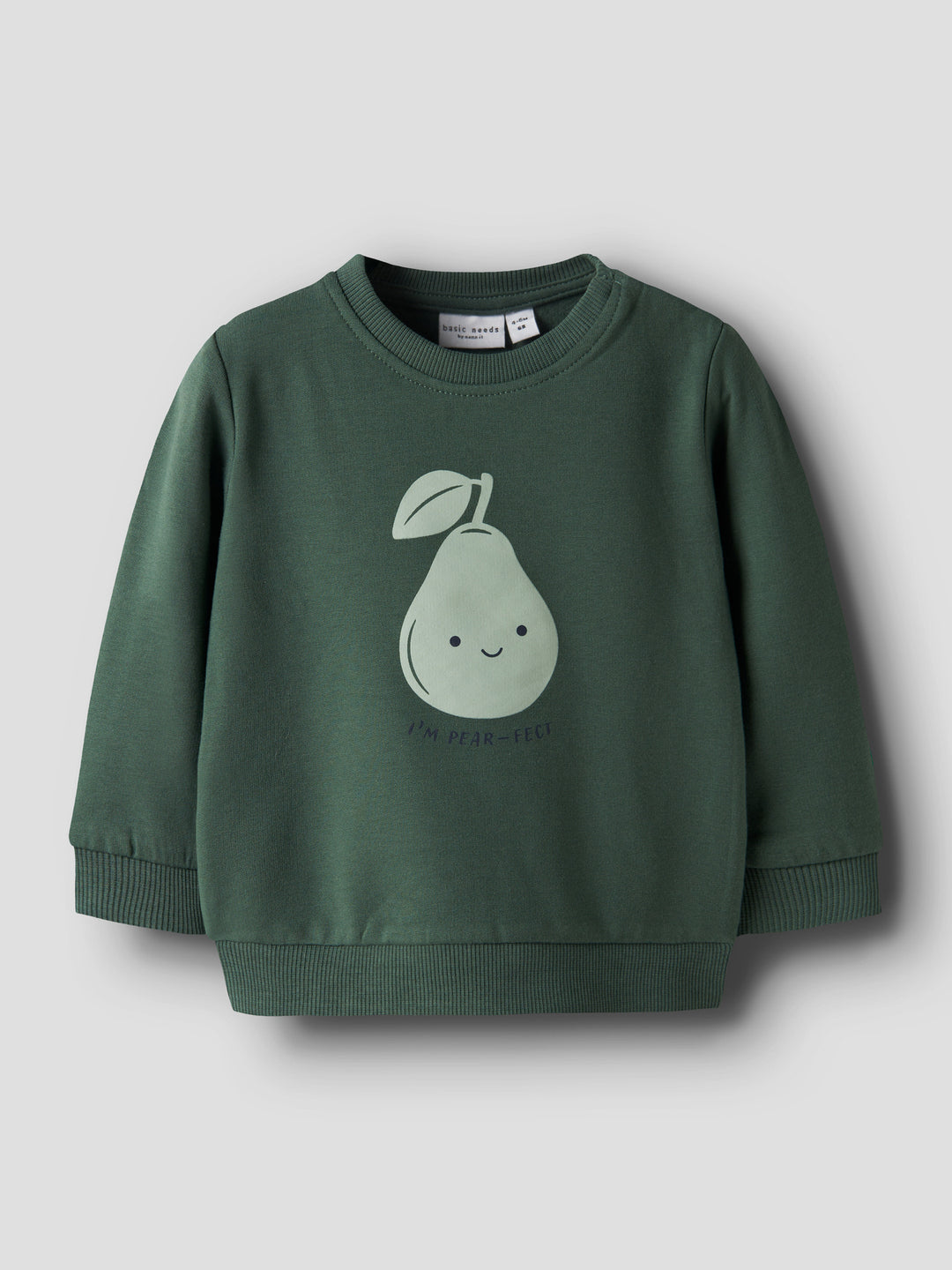 name it baby VONNE LS SWEAT - Garden Topiary | Pear - Torgunns Barneklær AS