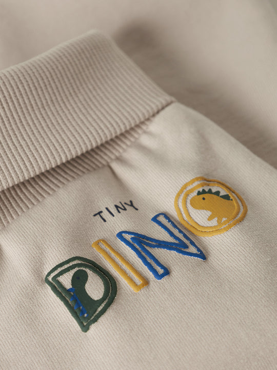 name it baby VONNE SWEAT PANT - Peyote | Dino - Torgunns Barneklær AS