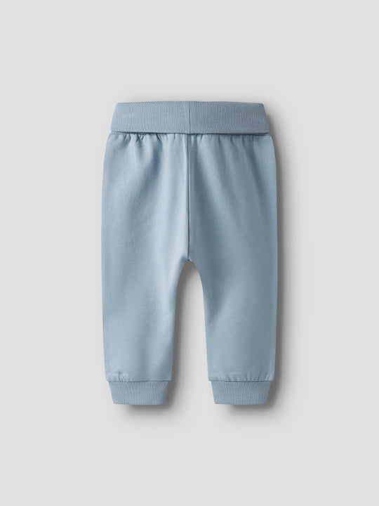 name it baby VONNE SWEAT PANT - Dusty Blue | Car - Torgunns Barneklær AS