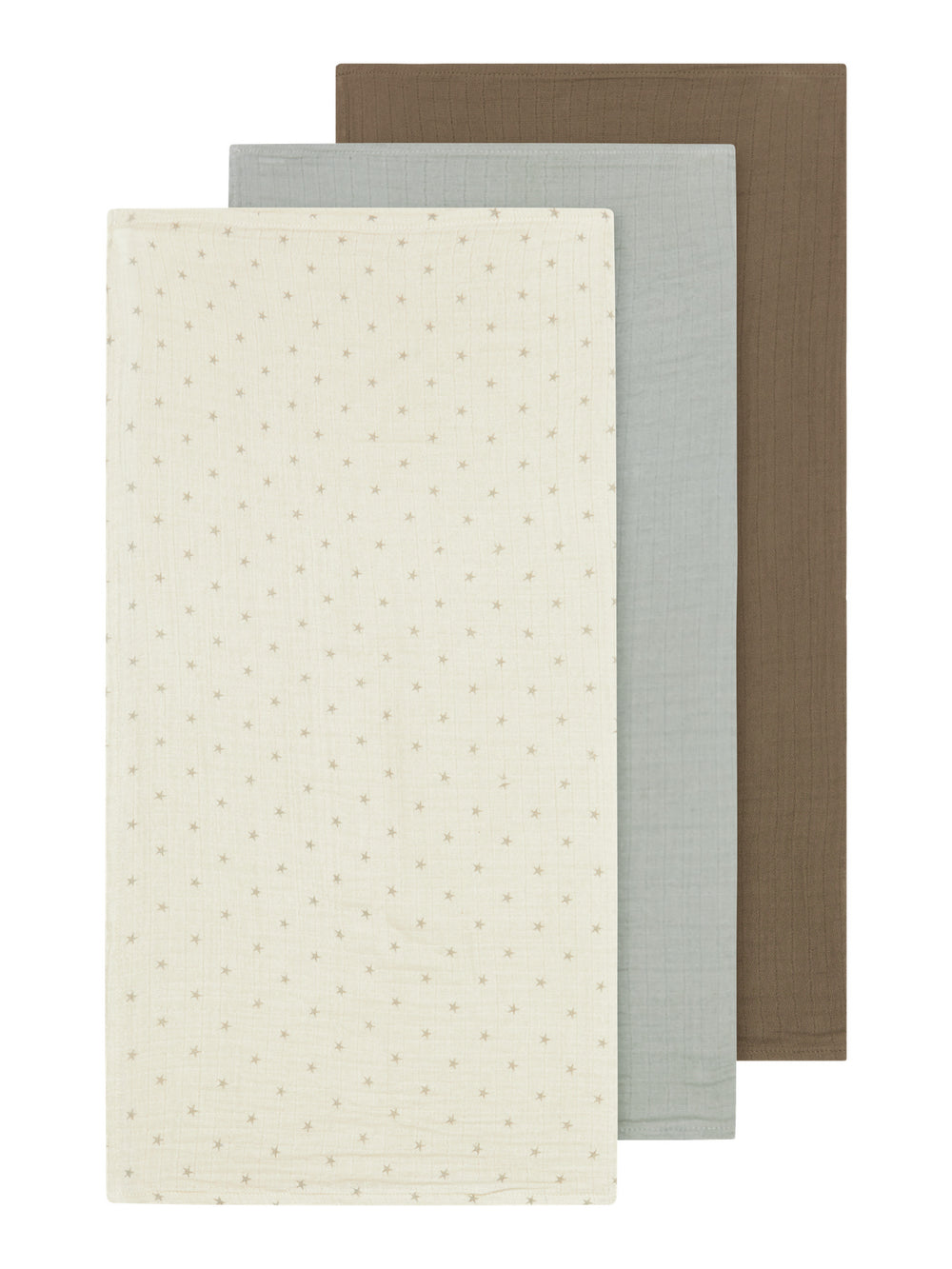 Lil' Atelier Baby FERGIE 3 PK NAPPIES - Turtledove | PIGEON/SEPIA TINT - Torgunns Barneklær AS