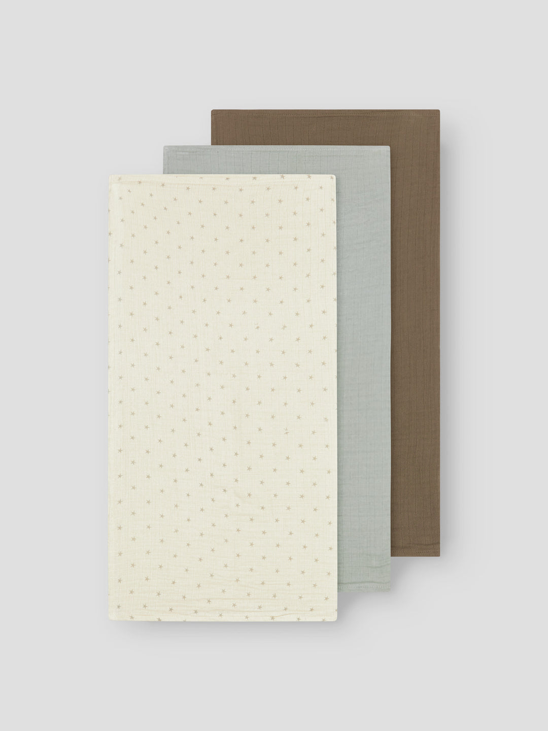 Lil' Atelier Baby FERGIE 3 PK NAPPIES - Turtledove | PIGEON/SEPIA TINT - Torgunns Barneklær AS