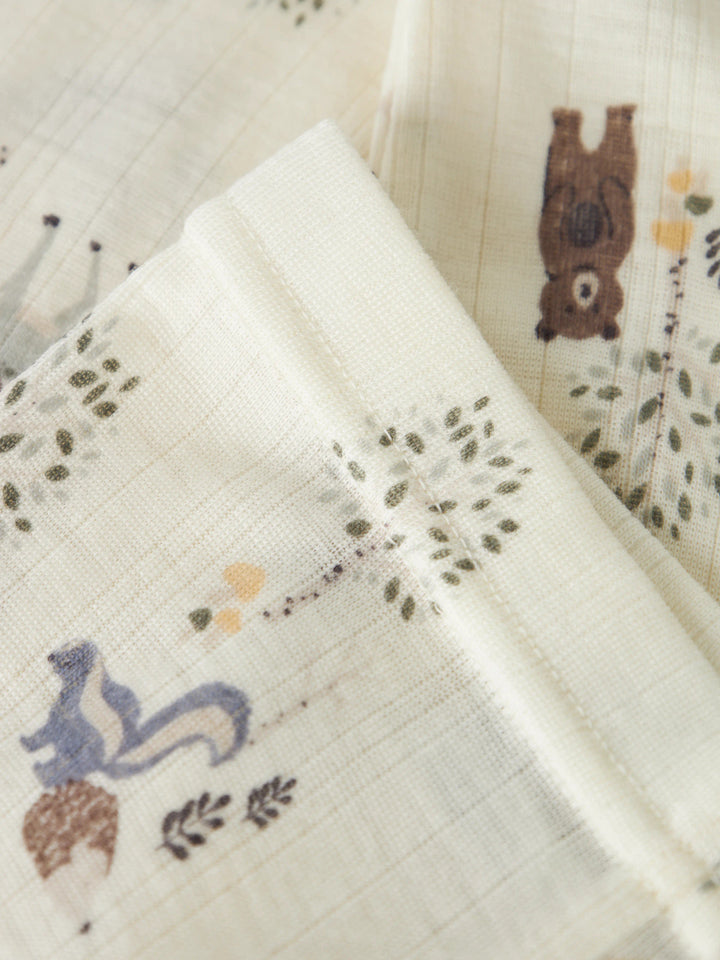 name it baby WANG Ull Legging NOOS - Snow White | Forest Animal