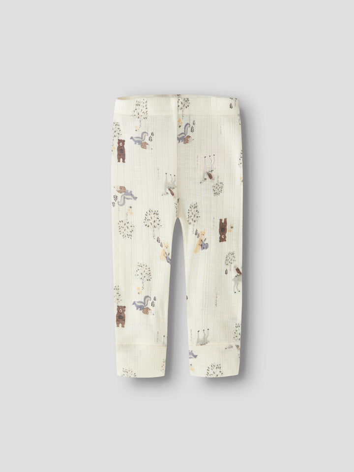 name it baby WANG Ull Legging NOOS - Snow White | Forest Animal