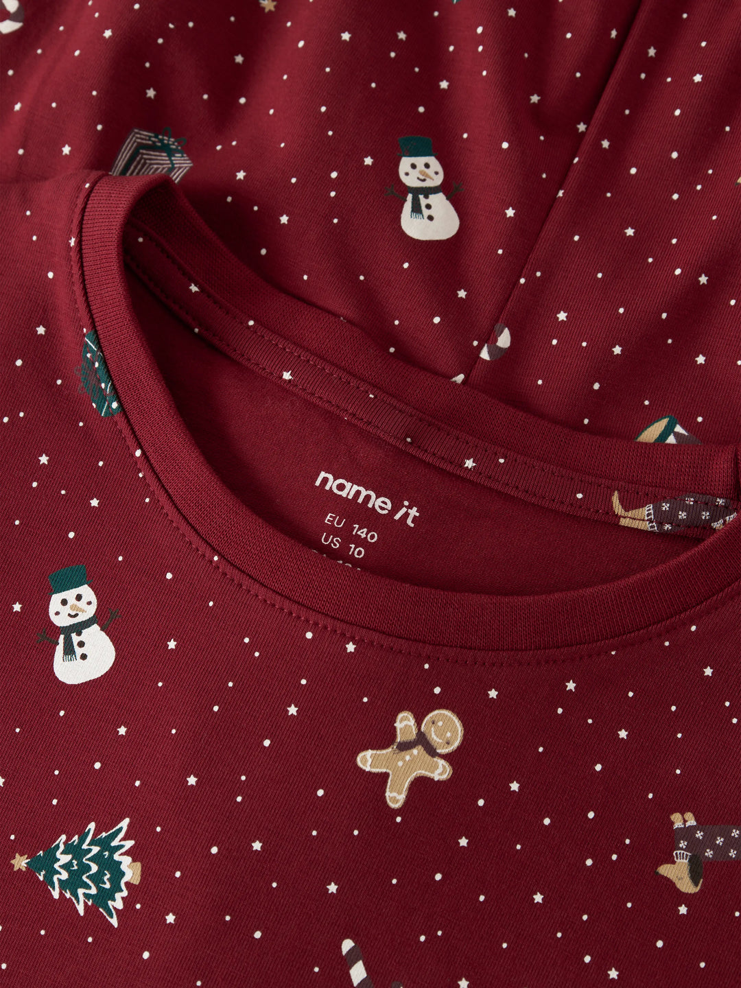 name it kids VISMAS nattsett – Red Dahlia | Jul