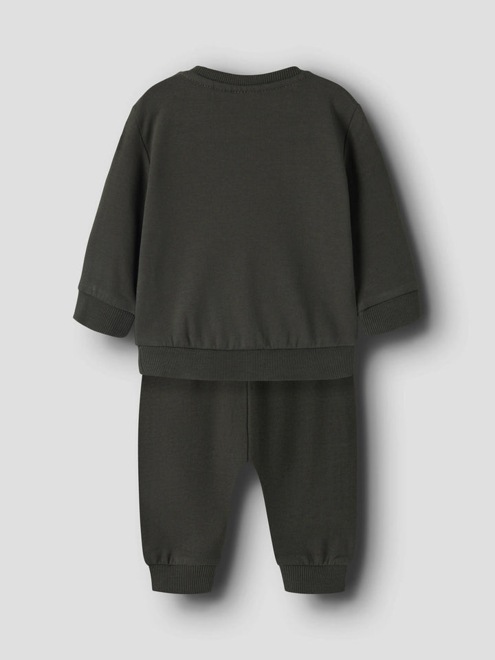 name it baby VONNE LS SWEAT SET - Peat