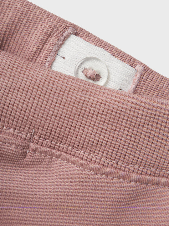 name it baby TAKKI SWEAT PANT NOOS - Deauville Mauve - Torgunns Barneklær AS