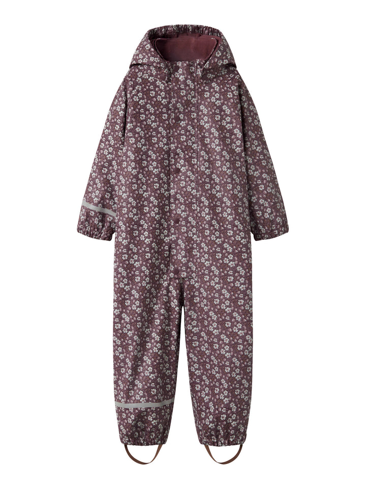 name it mini DRY10 RAIN SUIT FLEECE AOP - Fig