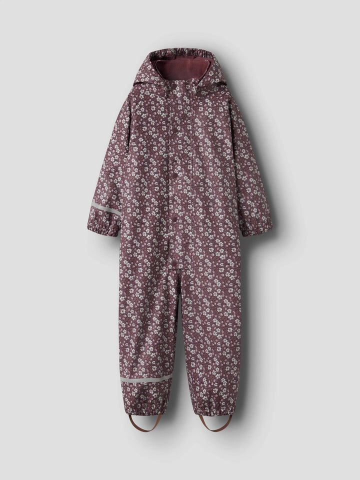 name it mini DRY10 RAIN SUIT FLEECE AOP - Fig
