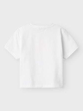 name it mini FREJANE SS TOP - Lucent White