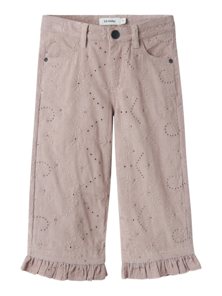 Lil' Atelier Mini ROSE WIDE CORD BINE PANTS - Etherea