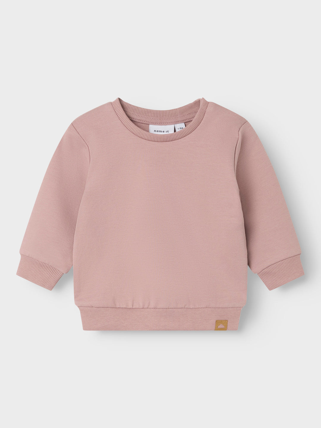 name it baby TAKKI LS SWEAT NOOS - Deauville Mauve - Torgunns Barneklær AS