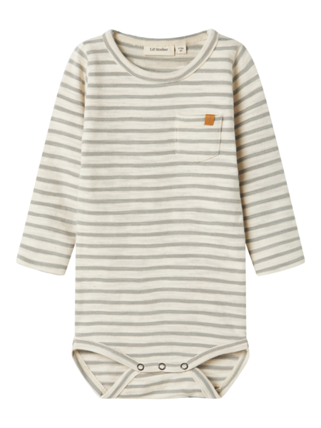 Lil' Atelier Baby DENJI LS BODY - Turtledove