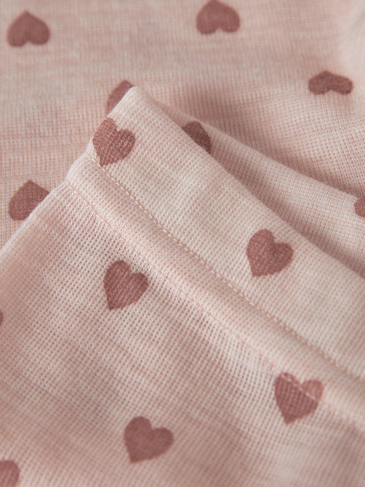 Lil Atelier Baby NOEL NIA Ull Legggings - Morganite | Heart