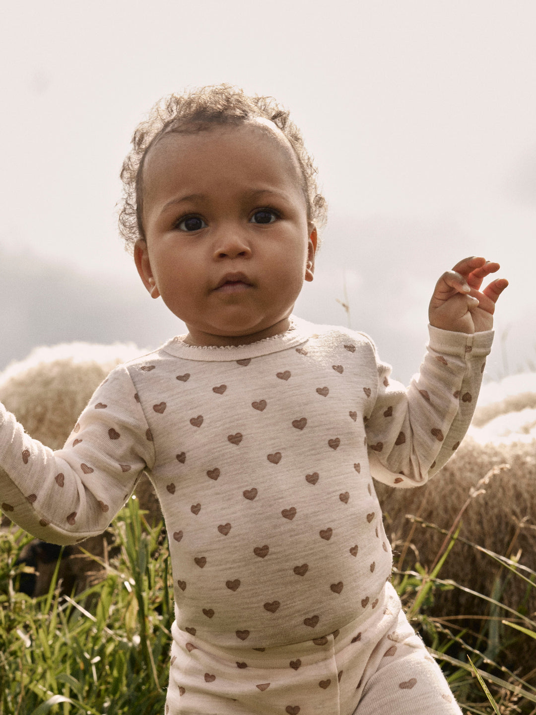 Lil Atelier Baby NOEL NIA Ullbody - Morganite | Heart