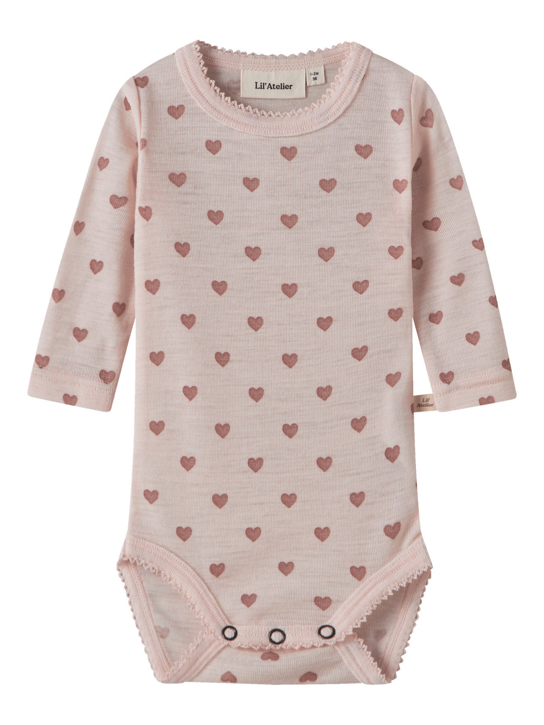 Lil Atelier Baby NOEL NIA Ullbody - Morganite | Heart
