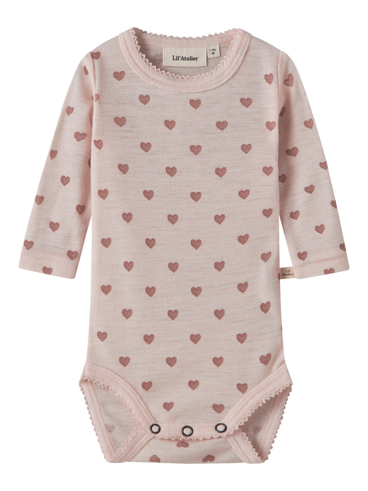 Lil Atelier Baby NOEL NIA Ullbody - Morganite | Heart