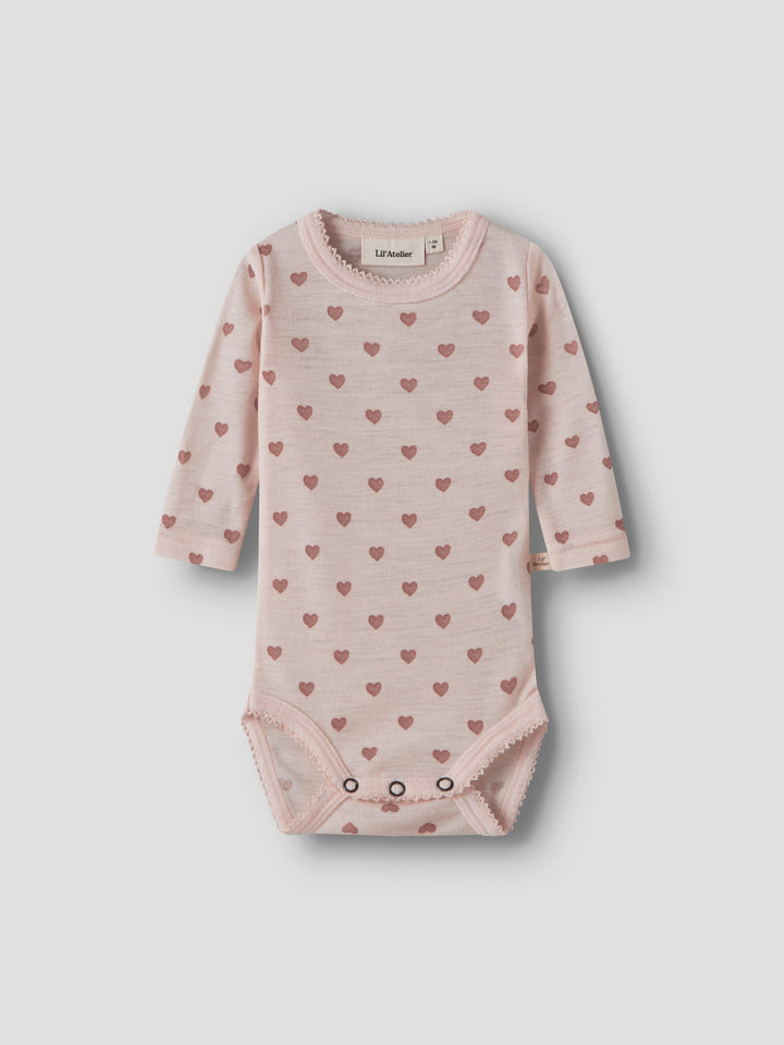 Lil Atelier Baby NOEL NIA Ullbody - Morganite | Heart