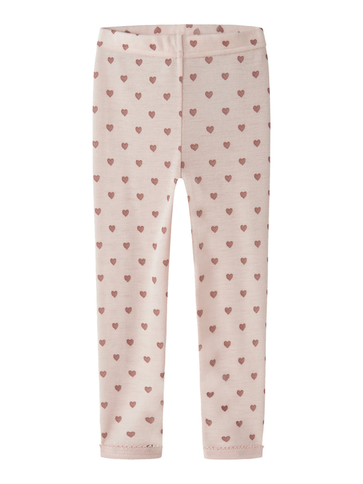 Lil Atelier Mini NOEL NIA Ull Leggings - Morganite | Heart