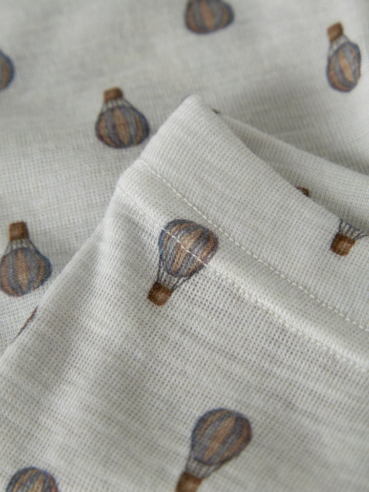 Lil Atelier Baby NOEL NOR Ull Leggings - Oyster Mushroom | Airballoon