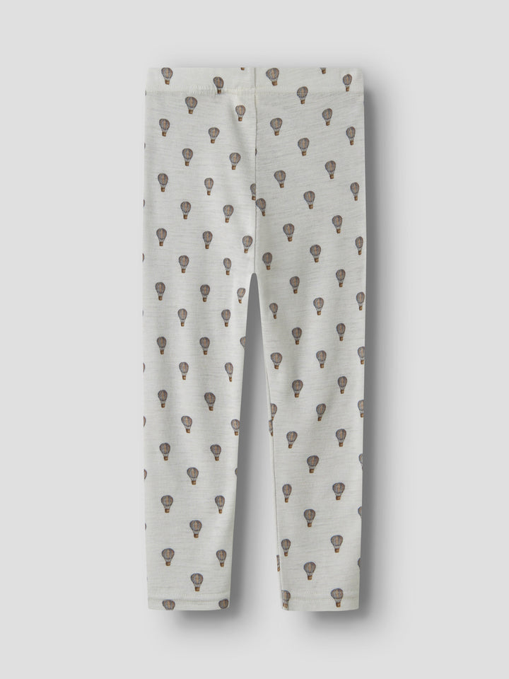 Lil Atelier Mini NOEL NOR Ull Leggings - Oyster Mushroom | Airballoon