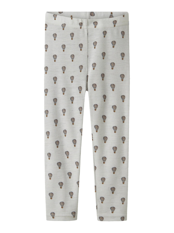 Lil Atelier Mini NOEL NOR Ull Leggings - Oyster Mushroom | Airballoon