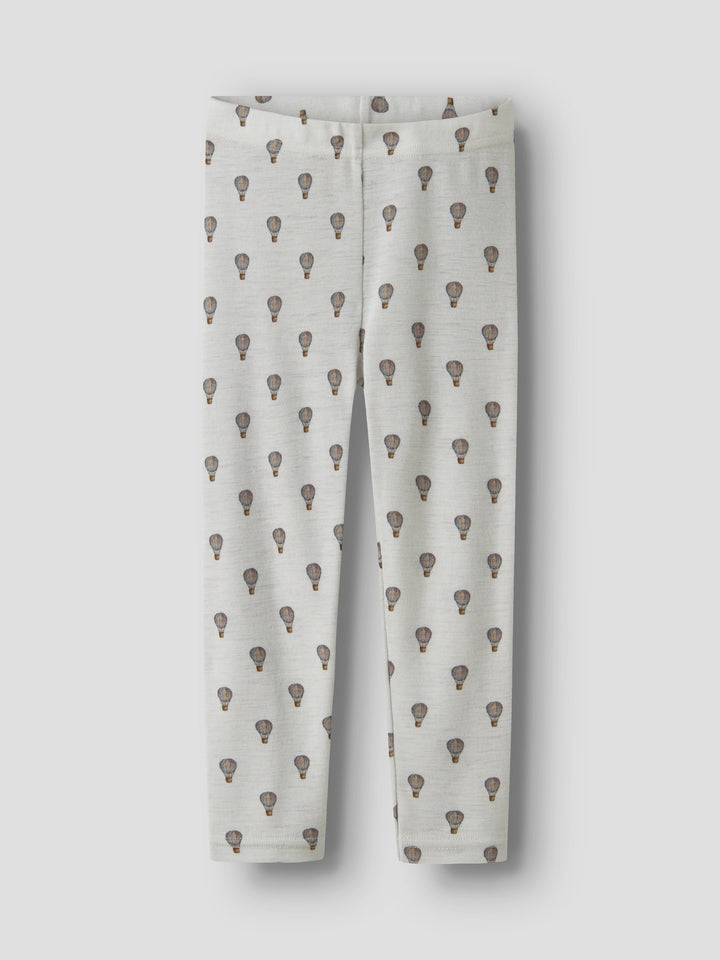 Lil Atelier Mini NOEL NOR Ull Leggings - Oyster Mushroom | Airballoon