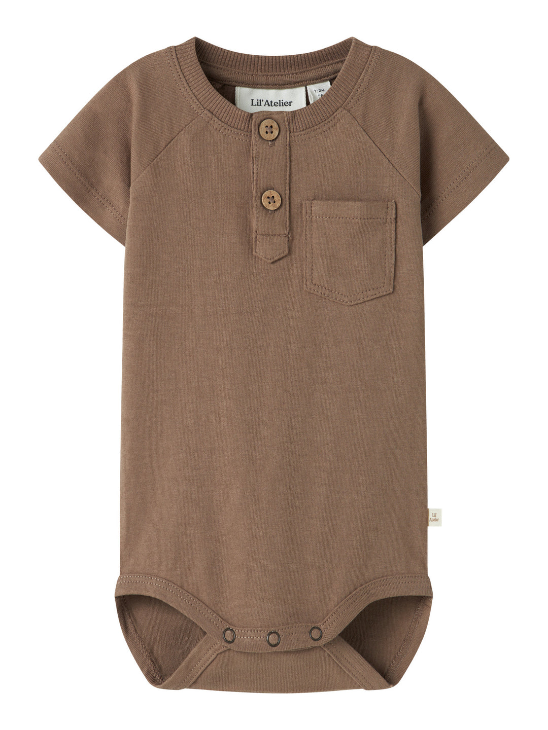 Lil Atelier Baby DOLAN JOE body - Coca Mocha