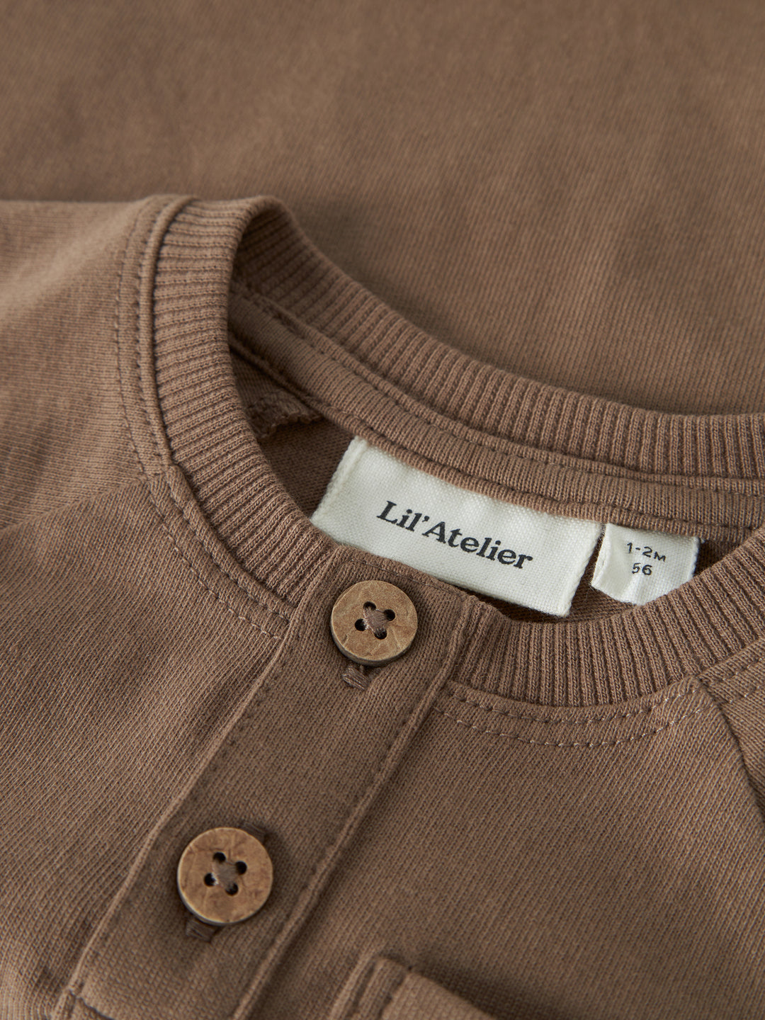Lil Atelier Baby DOLAN JOE body - Coca Mocha