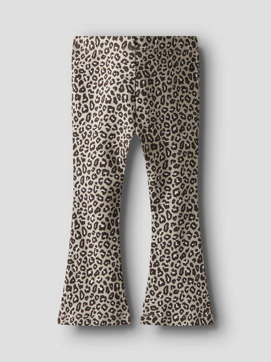 name it mini LEOANA FLARED LEGGING - Peyote - Torgunns Barneklær AS