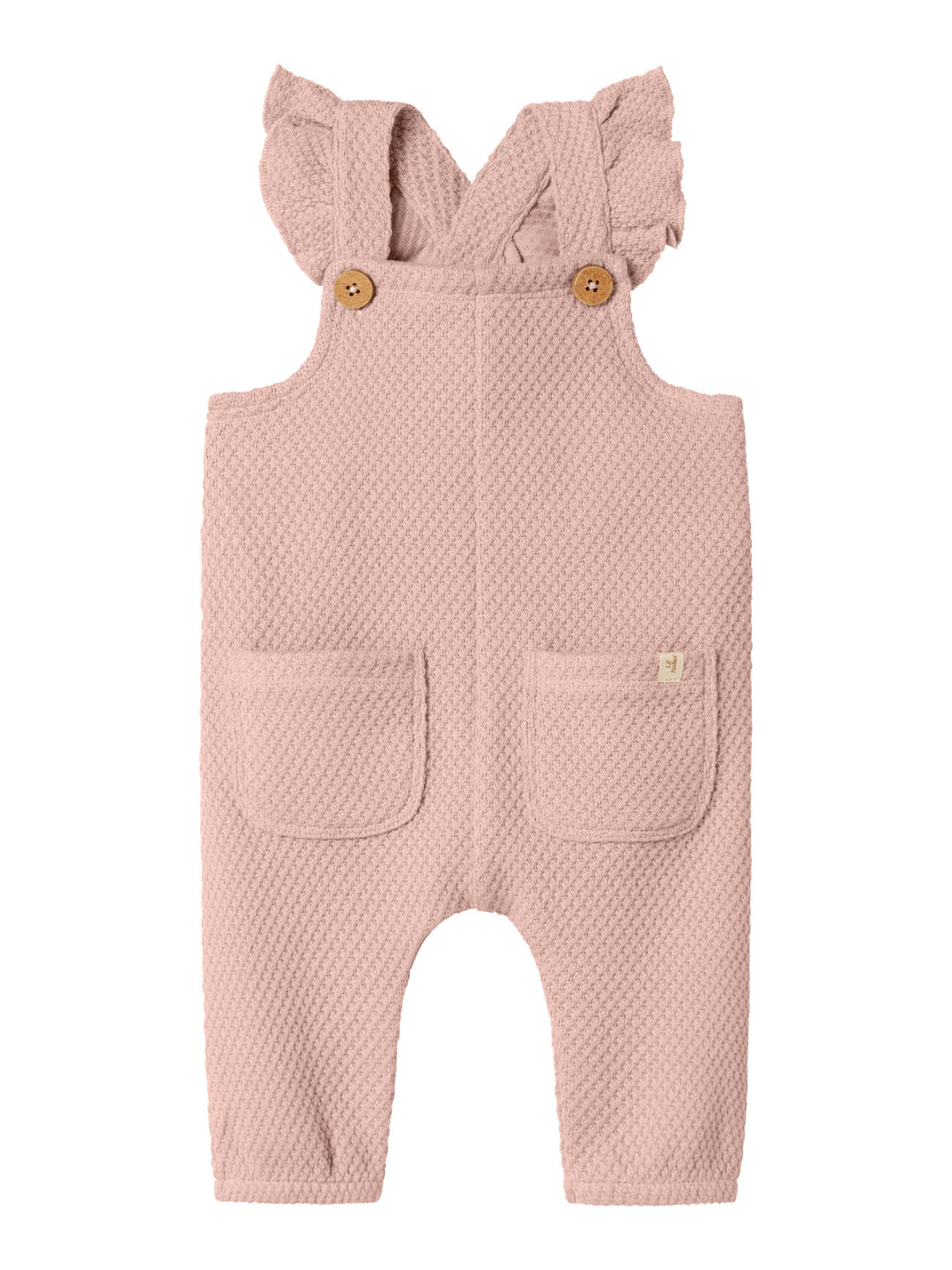 Lil' Atelier Baby NOELLA LOOSE SWEAT OVERALL - Cameo Rose - Torgunns Barneklær AS