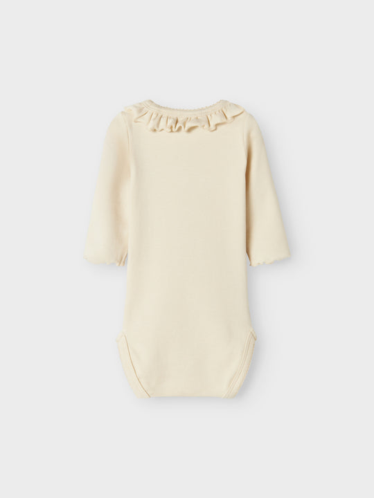 Lil' Atelier Baby GAYO KOJ LS SLIM BODY - Turtledove - Torgunns Barneklær AS