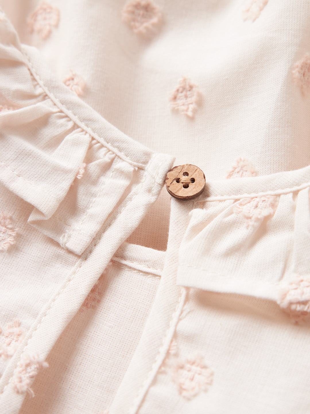 Lil' Atelier Baby NETHE LS LOOSE ROMPER - Pastel Parchment - Torgunns Barneklær AS