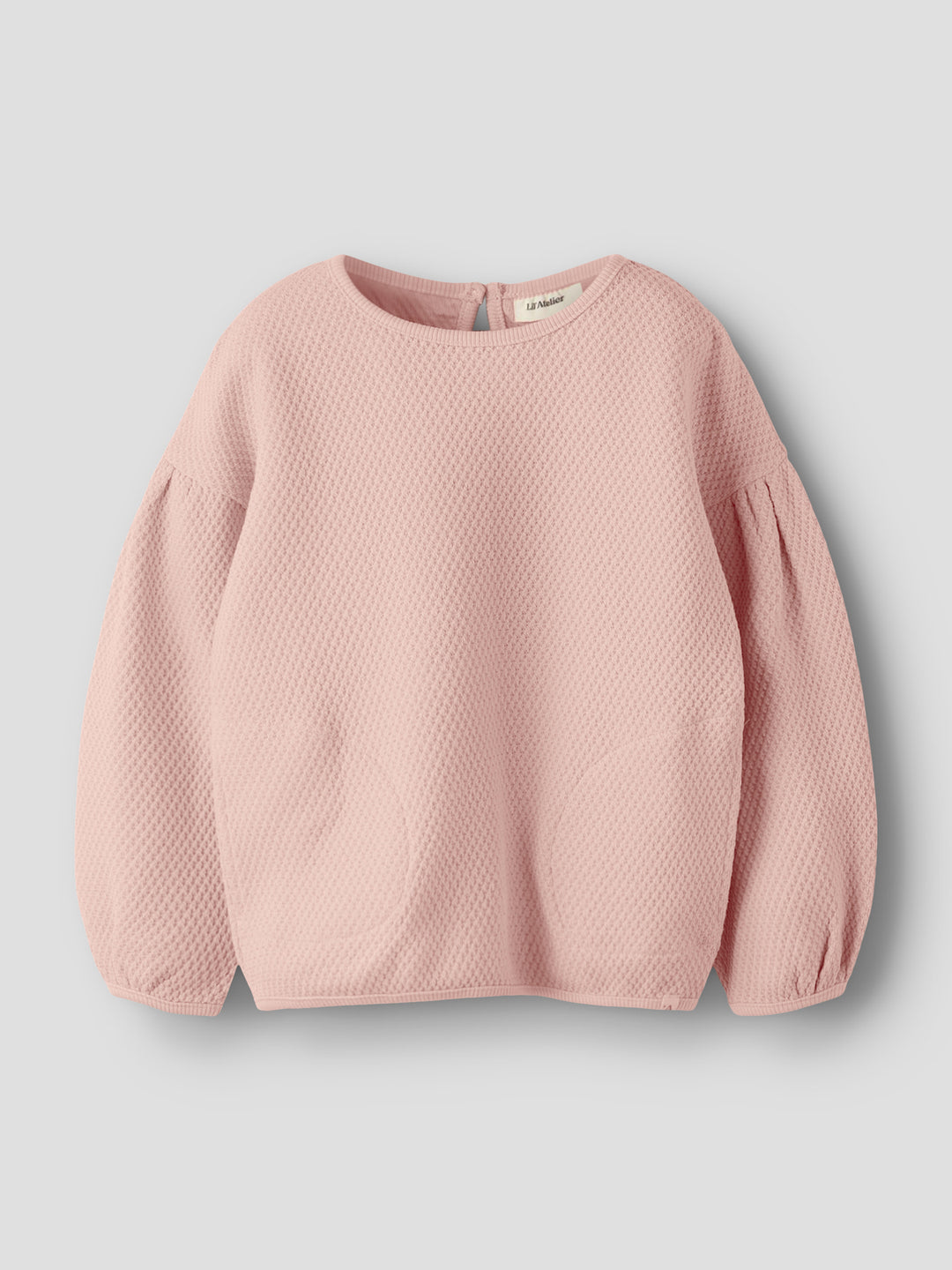 Lil' Atelier Mini NOELLA LS OVERSIZE SWEAT - Cameo Rose - Torgunns Barneklær AS