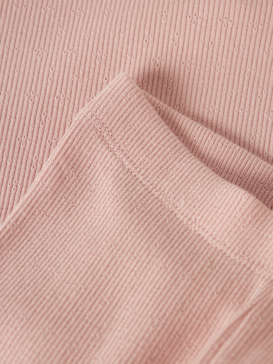 Lil' Atelier Mini NORA SLIM LEGGING - Cameo Rose - Torgunns Barneklær AS