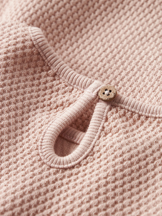 Lil' Atelier Mini NOELLA LS DRESS - Cameo Rose - Torgunns Barneklær AS