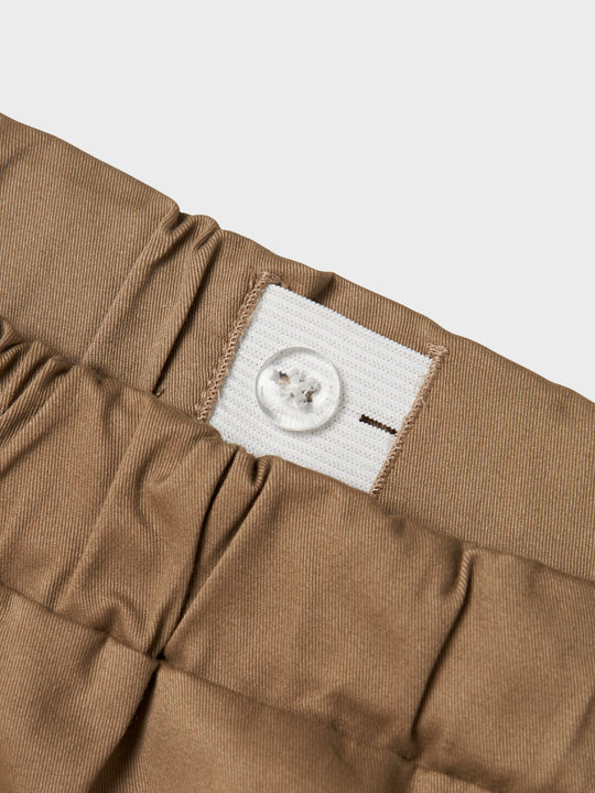 Lil' Atelier Mini NAGE REG PANT - Sepia Tint - Torgunns Barneklær AS