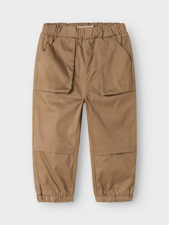 Lil' Atelier Mini NAGE REG PANT - Sepia Tint - Torgunns Barneklær AS